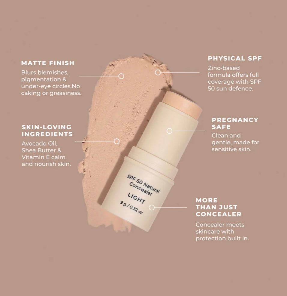 Avocado Zinc SPF50 Natural Concealer Light-Medium